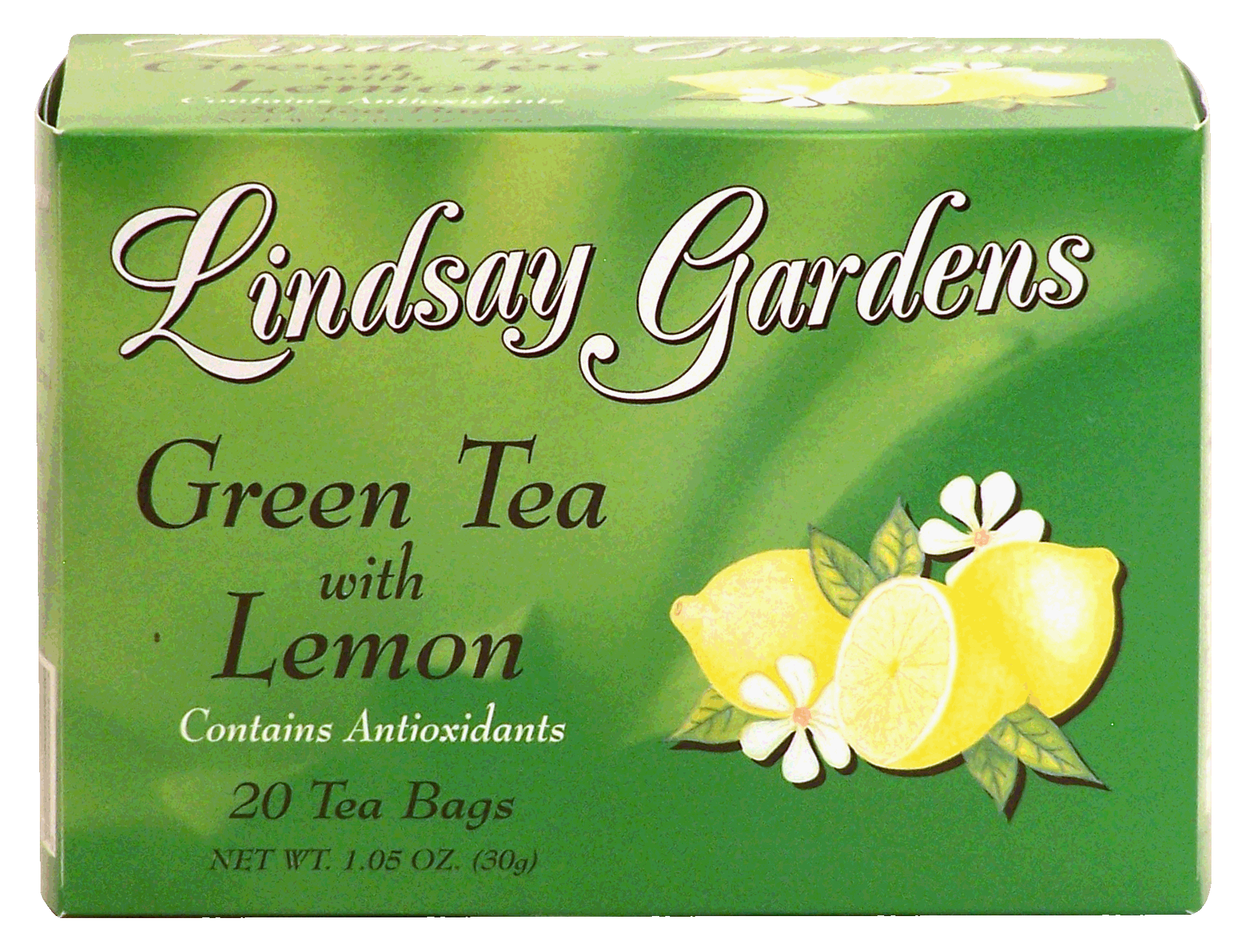 Lindsay Gardens  green tea with lemon, 20-tea bags Full-Size Picture